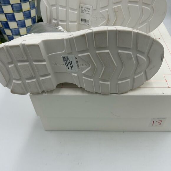 Men's Alexander, McQueen tread, slick sneaker, boots size 42 made in Italy - Picture 5 of 10